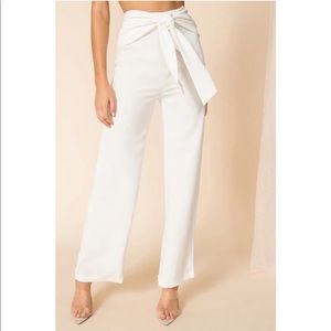 NWT Superdown tie waist pants